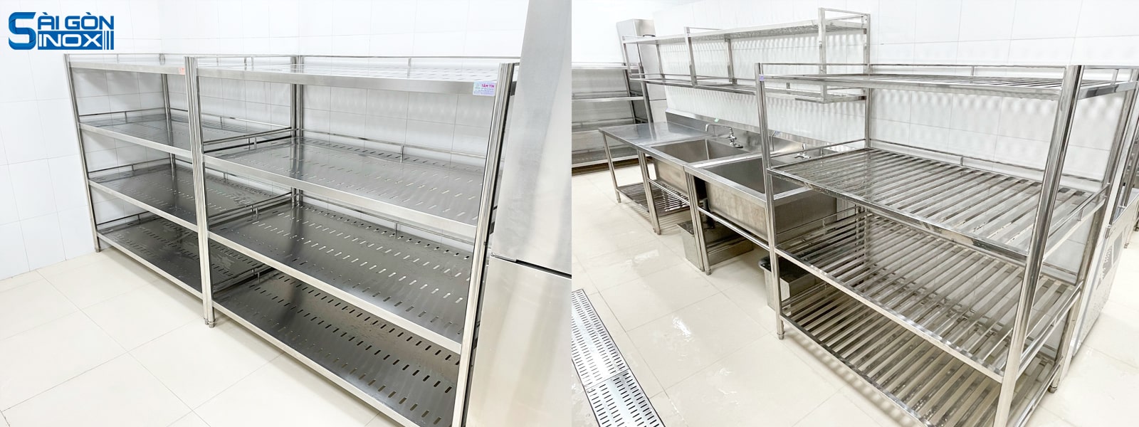KỆ INOX CÔNG NGHIỆP