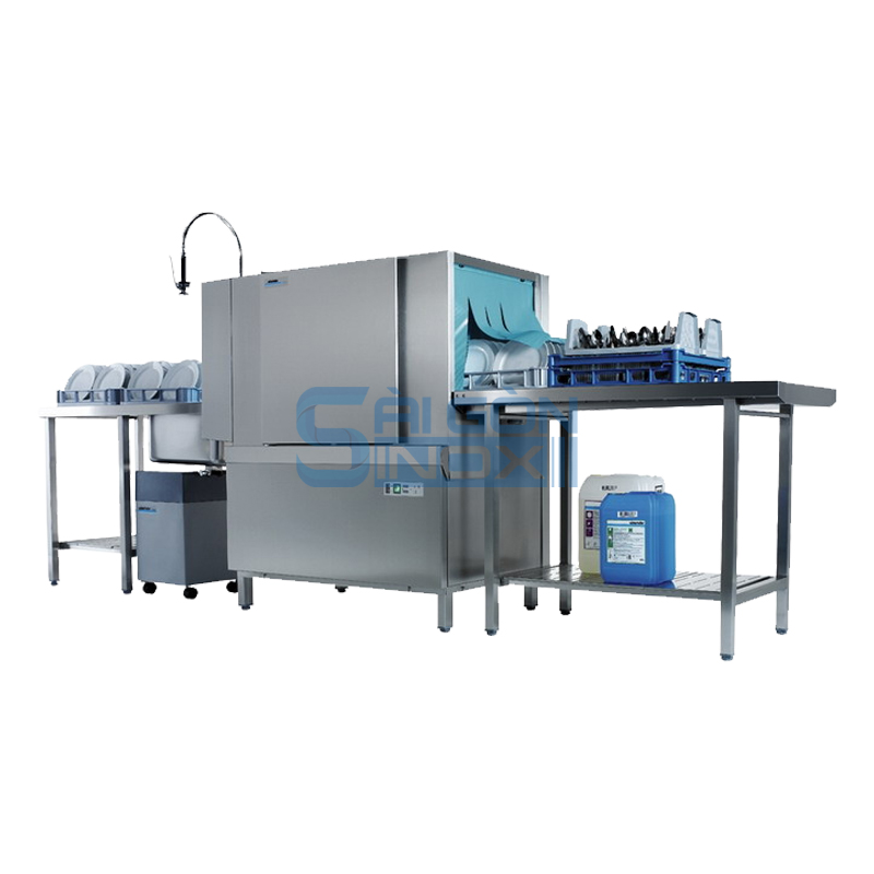 Máy rửa khay, chén công nghiệp