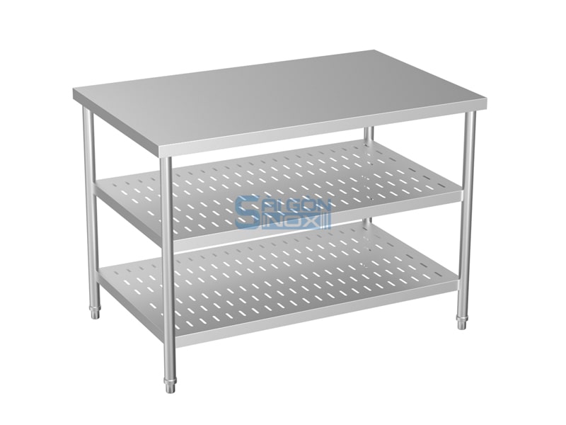 Bàn 2 kệ đột lỗ WT12-2P