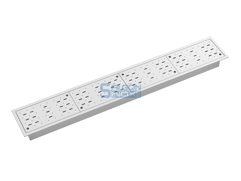 Máng vỉ thoát sàn đột lỗ FD-4B-FGP