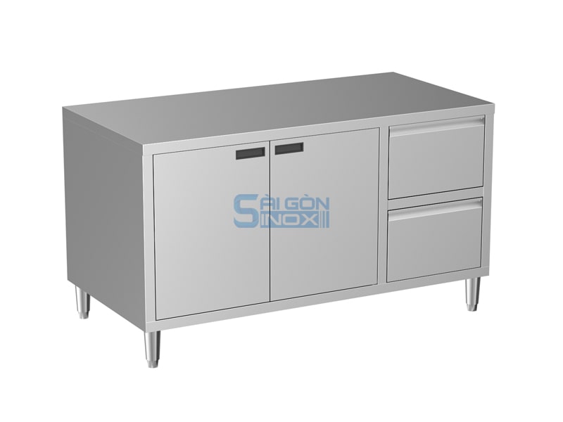 Quầy 2 cửa mở 2 ngăn kéo CA15-2H2D