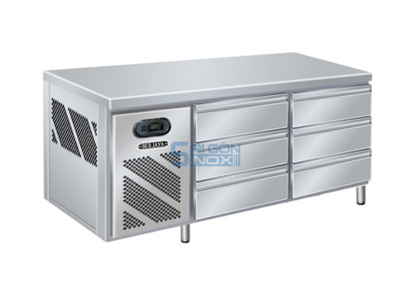 Bàn mát 6 hộc kéo Berjaya BS 6DRC18503