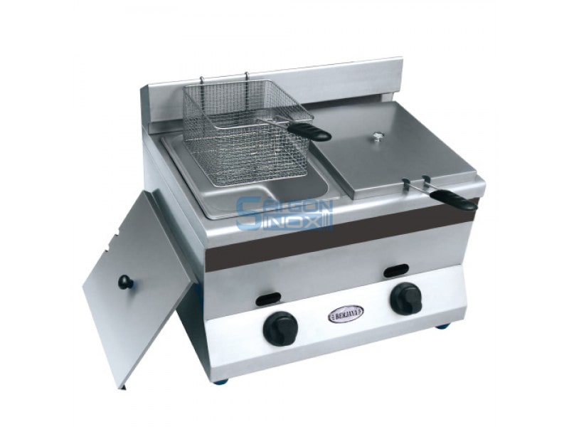 Bếp chiên nhúng gas 2 hộc 11 lít Berjaya BJY-GDF55-2B