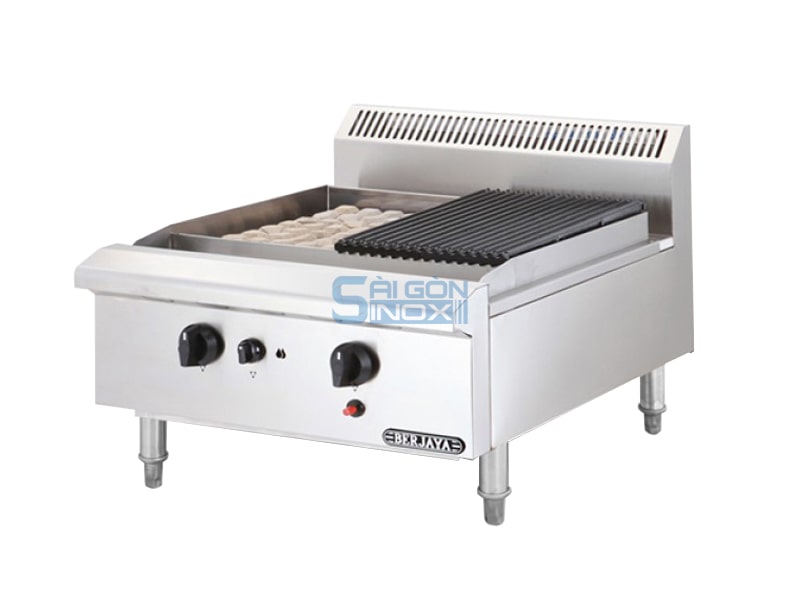 Bếp nướng than nhân tạo 2 họng Berjaya CRB2B-17