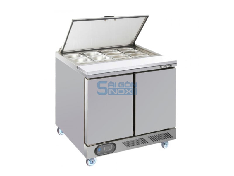 Bàn salad 2 cánh Berjaya BS 2D/SSCF/Z-N