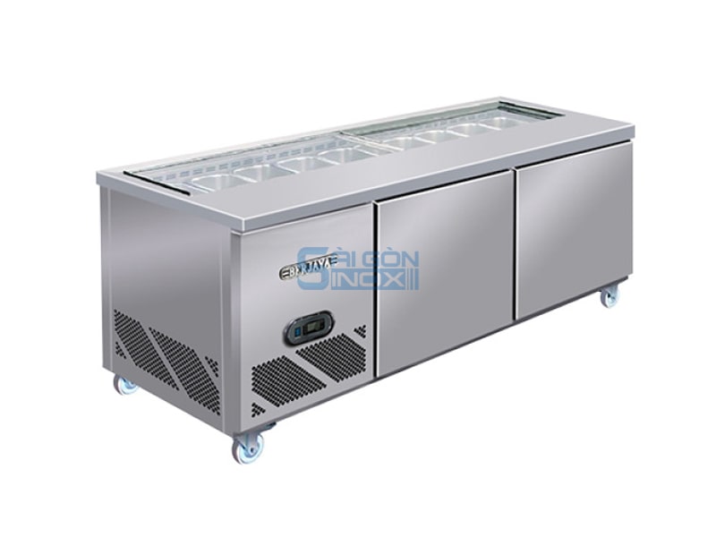 Bàn salad 2 cánh Berjaya BS 2D/SSCF6/Z-23