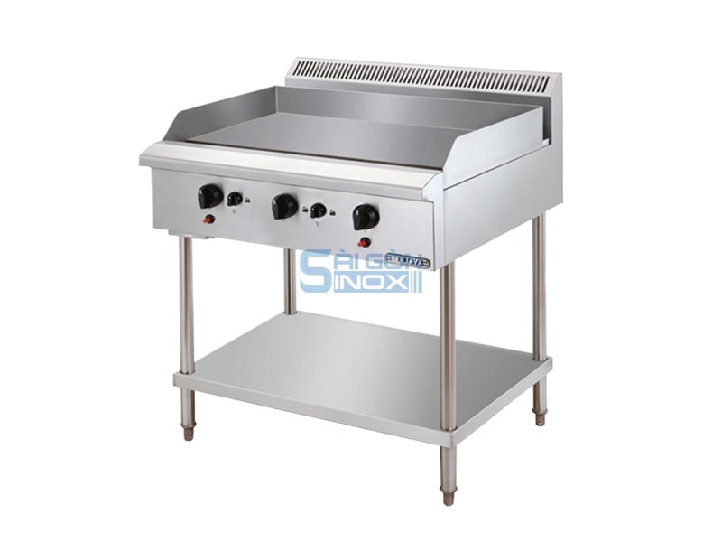Bếp chiên phẳng 3 họng gas Berjaya GG3BFS-17