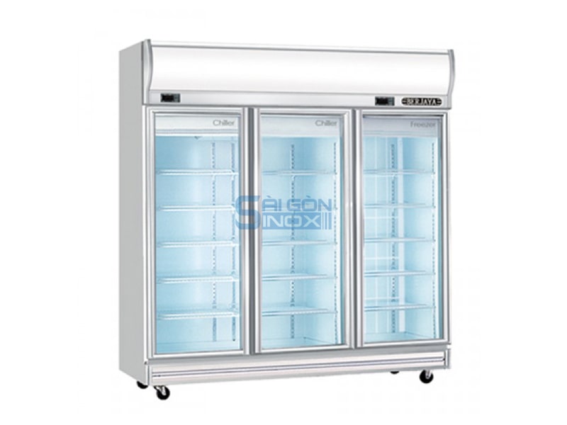 Tủ đông mát 3 cánh kính Berjaya 3D/D2F1C-SM
