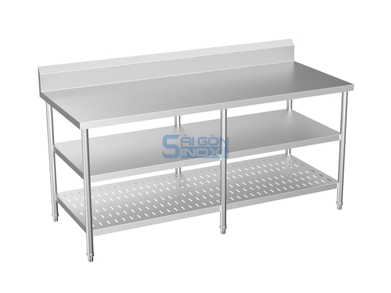 Bàn 1 kệ phẳng 1 kệ đột lỗ WT18-1F1PC