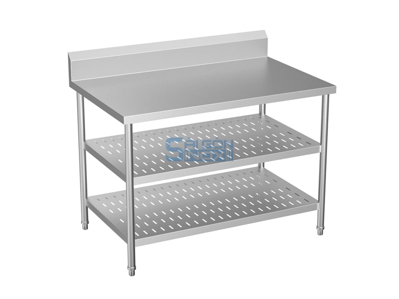 Bàn 2 kệ đột lỗ WT12-2PC