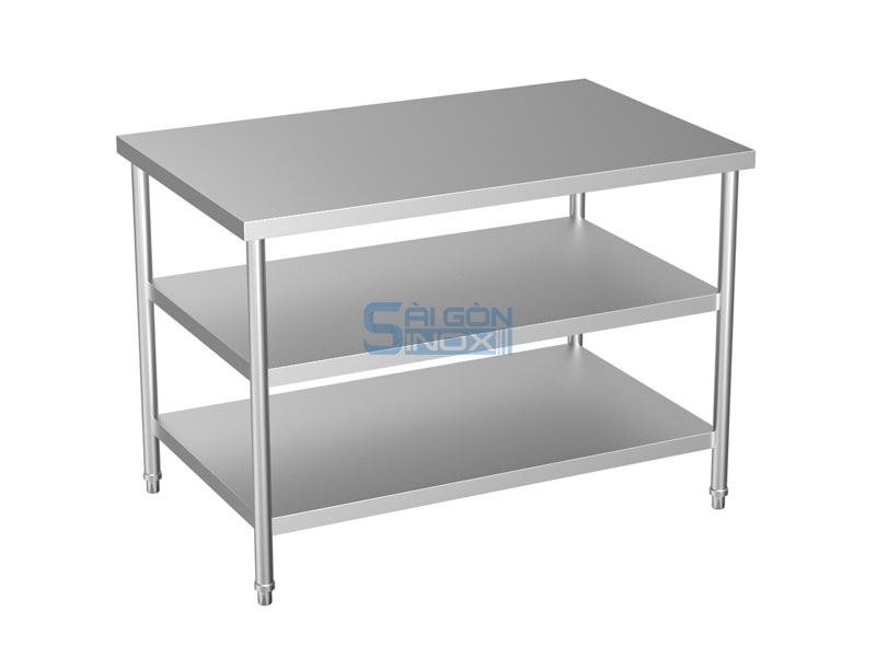 Bàn 2 kệ phẳng WT12-2F