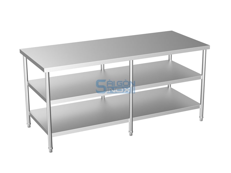 Bàn 2 kệ phẳng WT18-2F