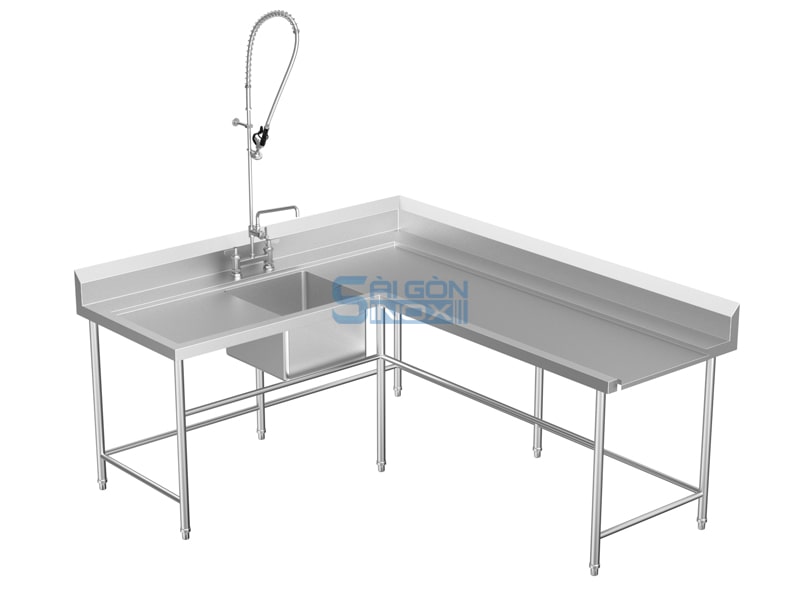 Bàn bát bẩn chữ "L" IT1821-1DC