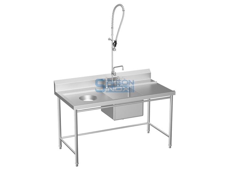 Bàn bát bẩn có lỗ xả rác IT15-1DHC