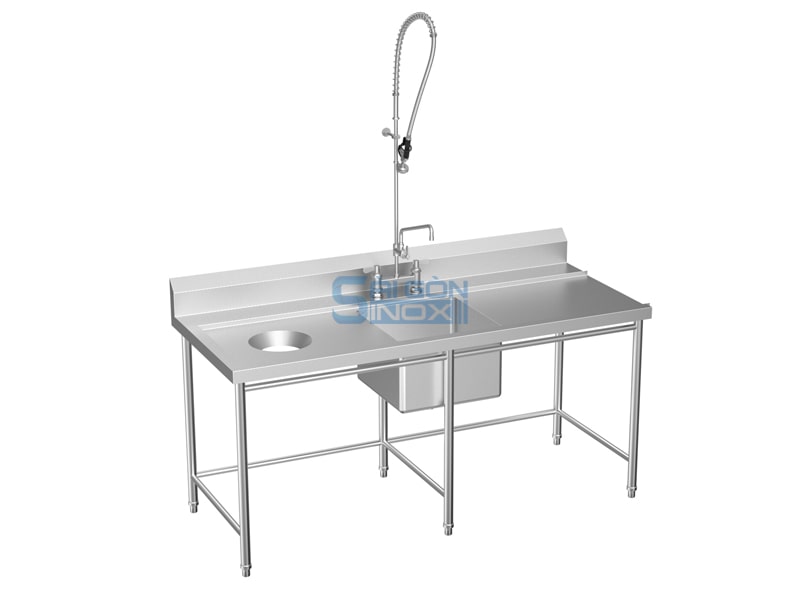 Bàn bát bẩn có lỗ xả rác IT18-1DHC