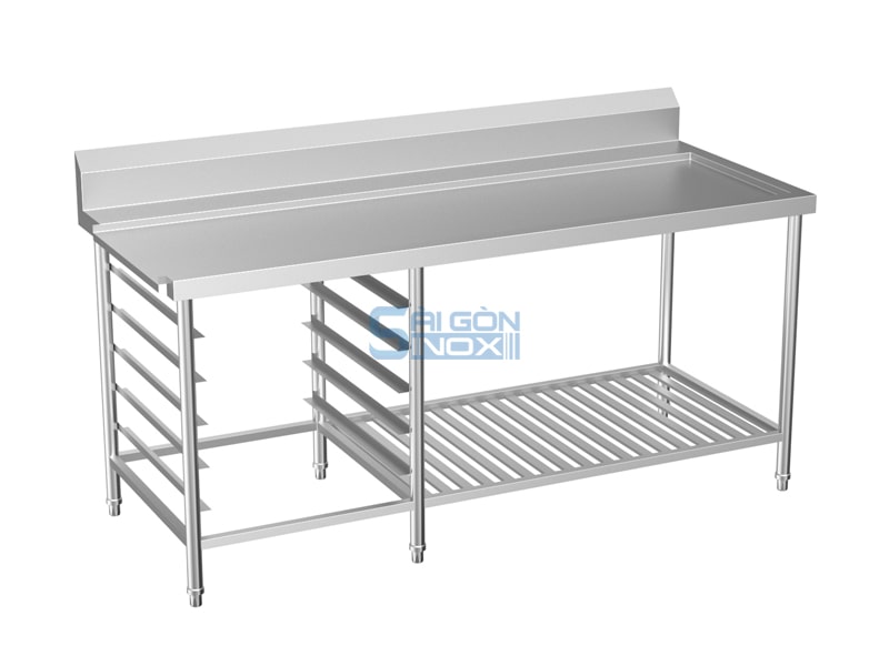 Bàn bát sạch 1 kệ thanh 1 kệ rack OT18-1S1RC