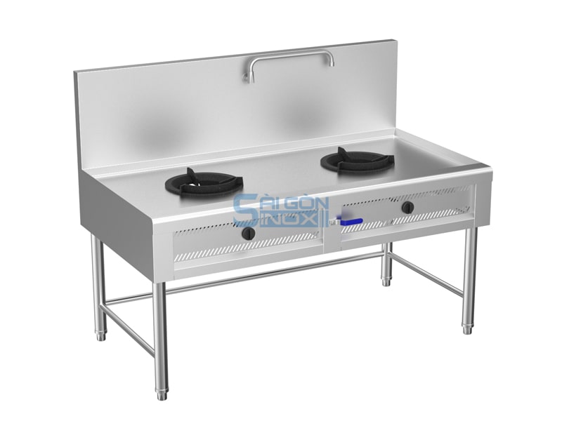 Bếp á 2 họng kiềng gang tô CWR15-26A