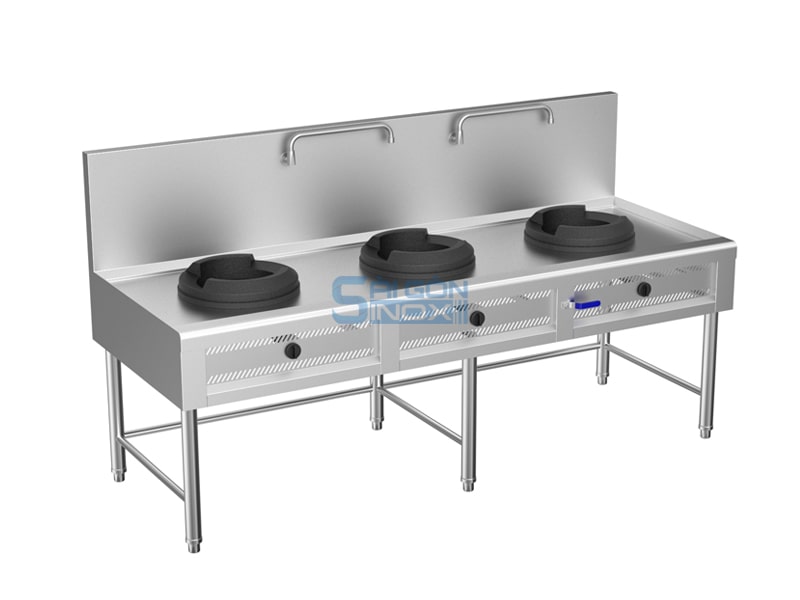 Bếp á 3 họng kiềng gang tròn CWR18-36AS