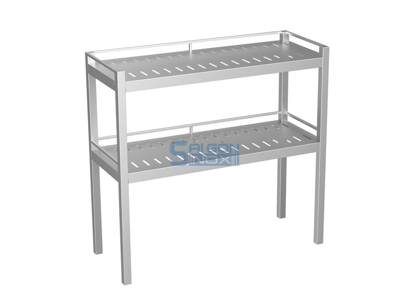 Kệ trên bàn 2 tầng đột lỗ RTS12-2P