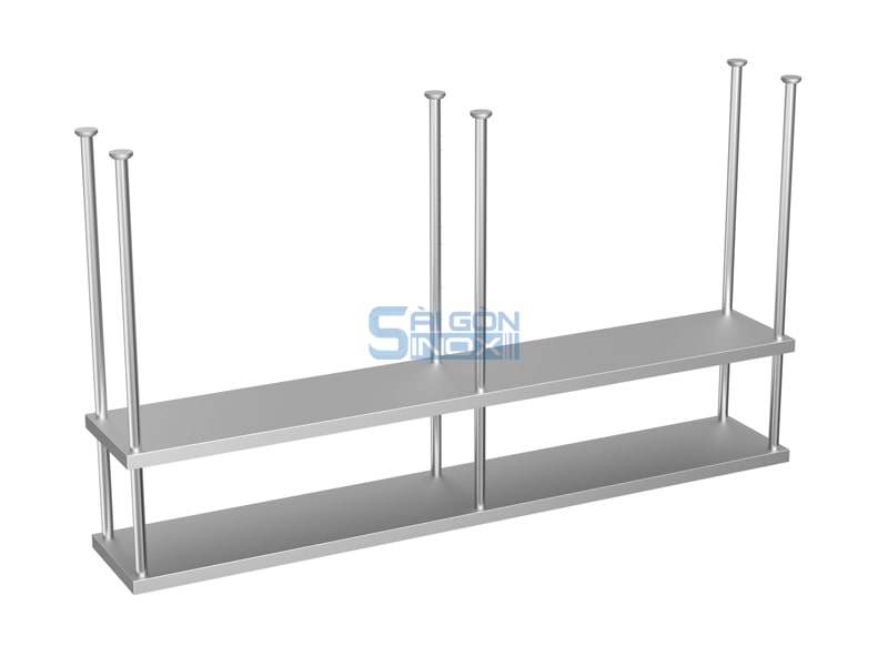 Kệ treo trần 2 tầng phẳng CS21-2F