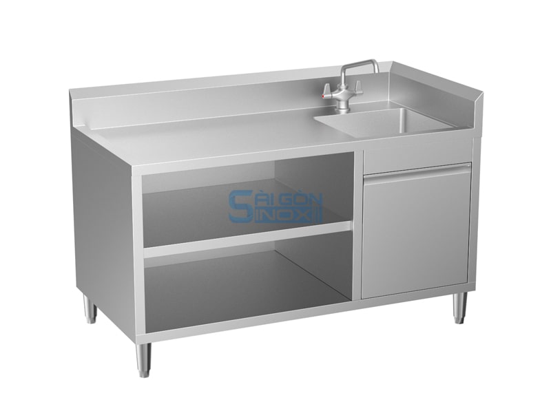 Quầy 1 chậu 1 hộc rác SC15-1HR1GCR