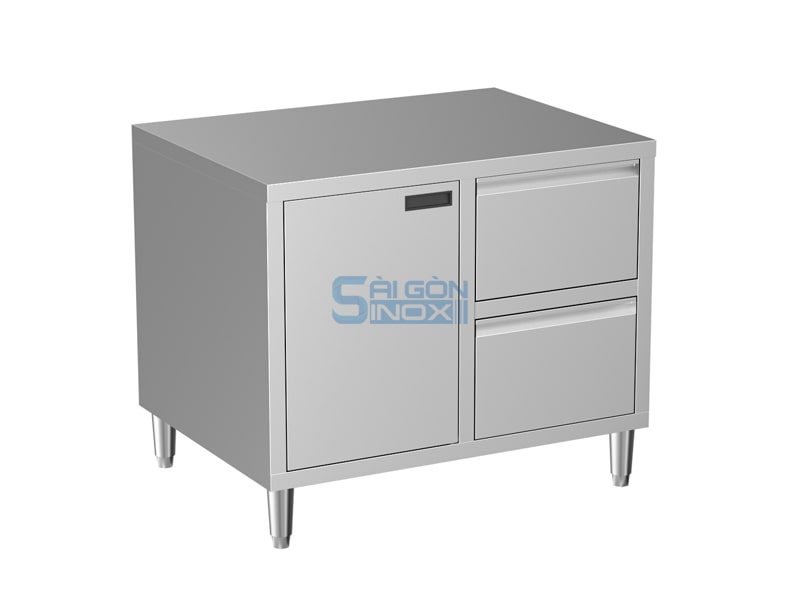 Quầy 1 cửa mở 2 ngăn kéo CA09-1H2D