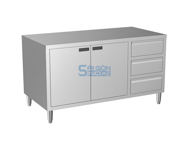 Quầy 2 cửa mở 3 ngăn kéo CA15-2H3D