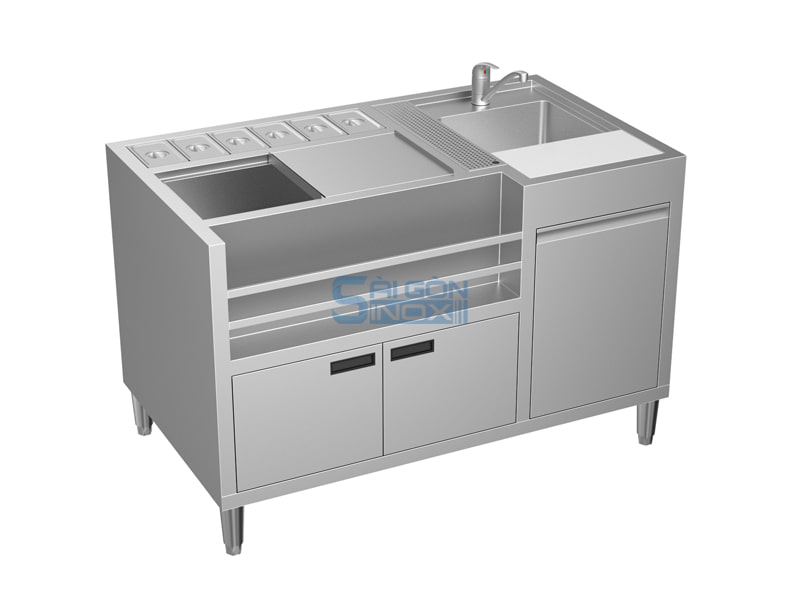 Quầy pha chế 1 chậu CC13-I6XG2H